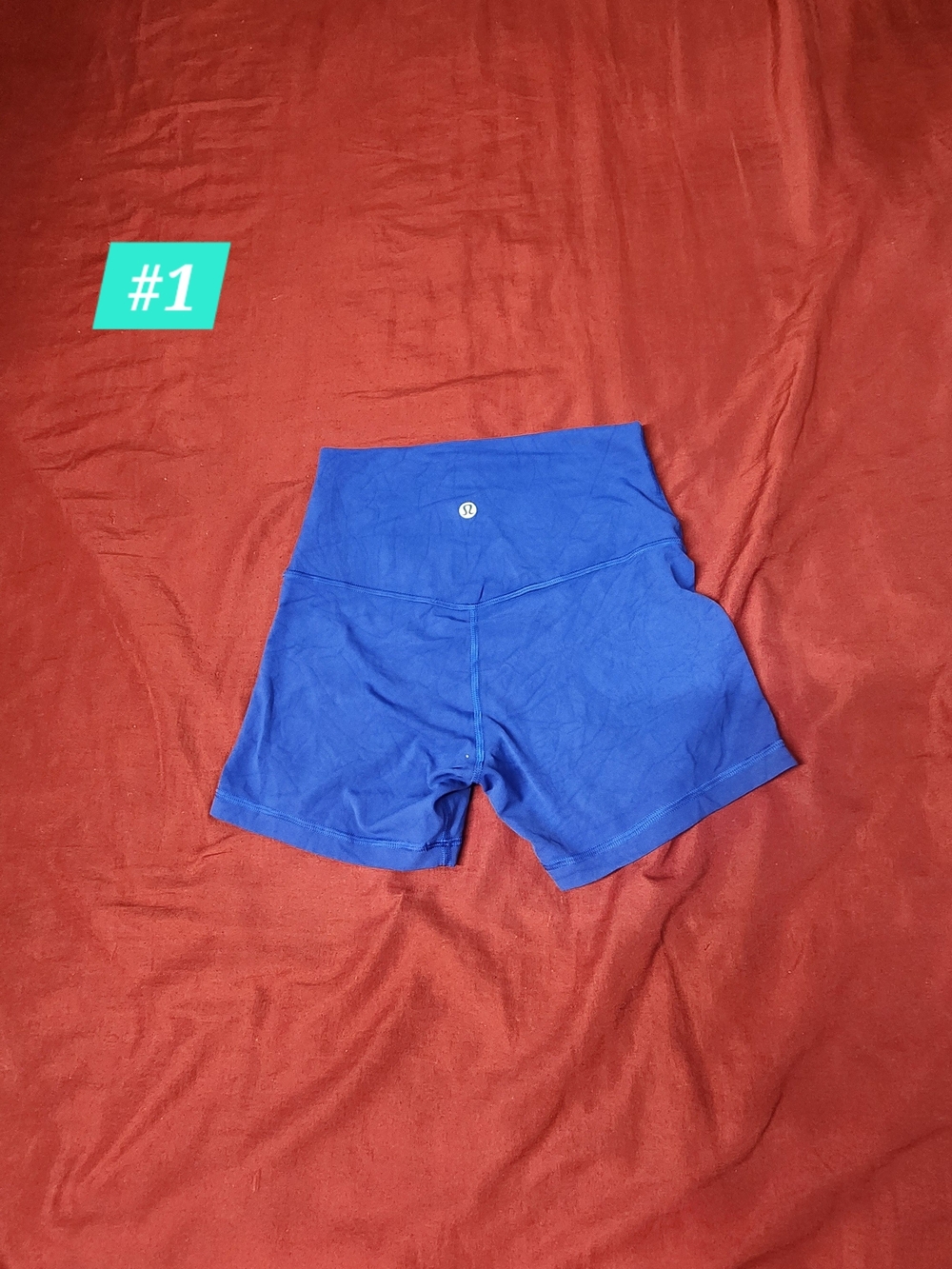 lululemon athletica Cobalt Blue High-Rise Bike Shorts